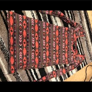 Tribal sleeve dress